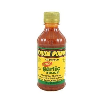 Cajun Power Spicy Garlic Sauce 8 oz